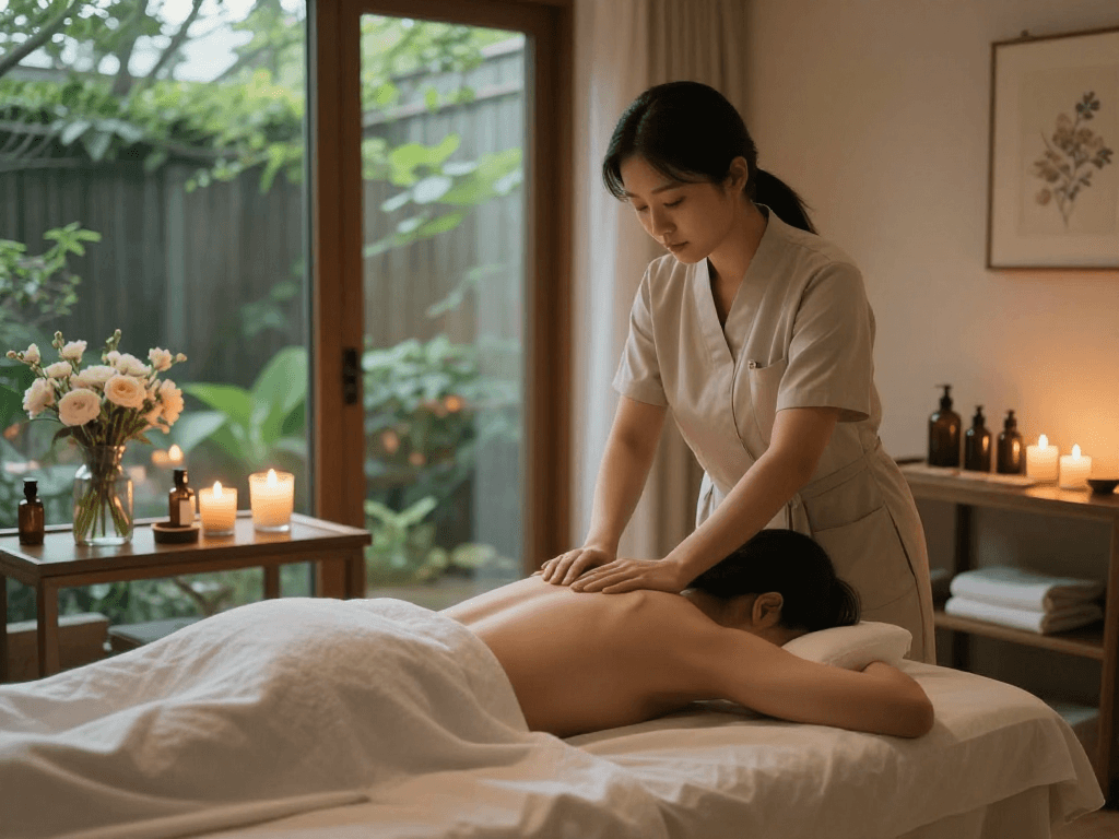 Experience rejuvenation with 서울출장마사지 in an elegant wellness studio, featuring serene ambiance and professional treatment.