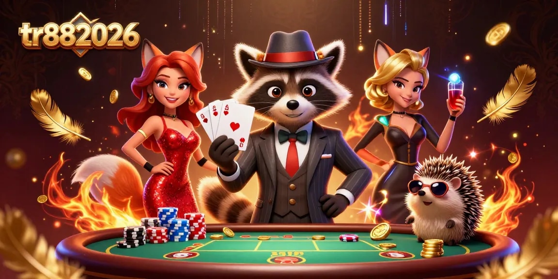 Experience thrilling poker action with tr882026, featuring charismatic characters and dynamic casino elements.