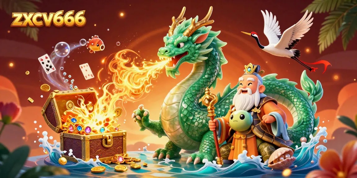 Win big with zxcv666 in a vibrant 3D casino scene featuring thrilling gaming elements.