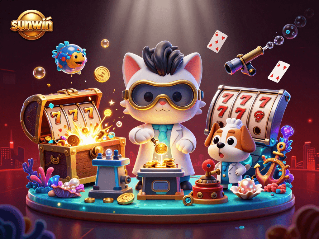 Experience thrilling gains with sunwin's vibrant casino adventure full of gold coins and animations.