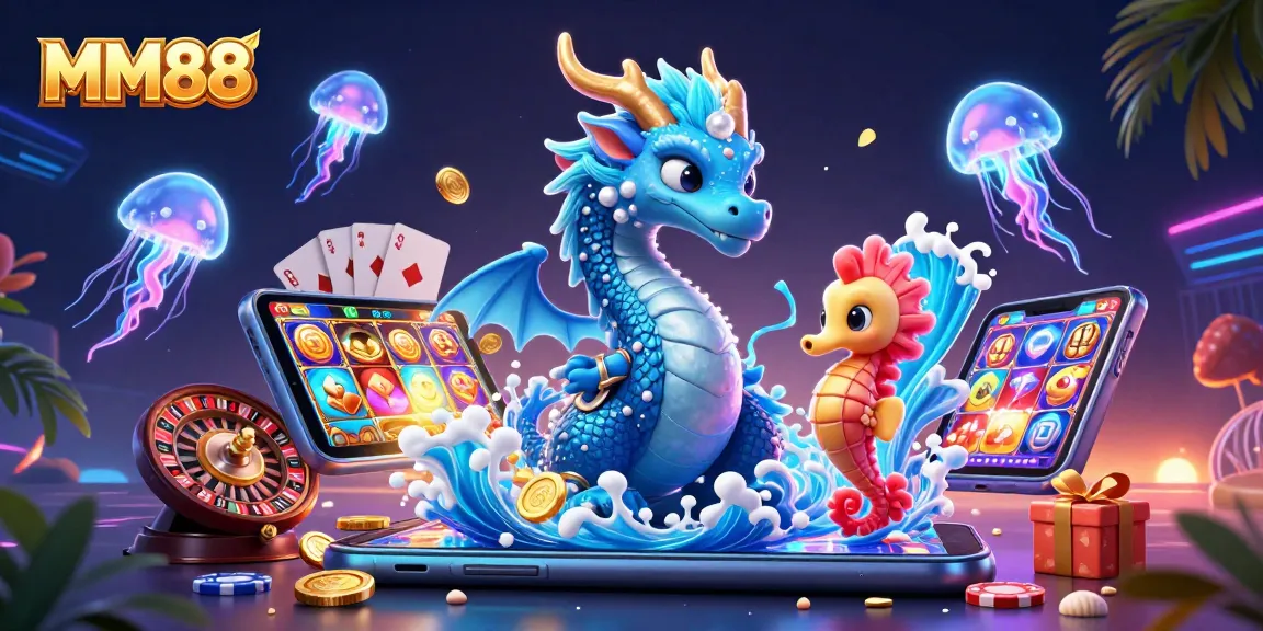 Experience thrilling MM88 gameplay with exciting slot games and vibrant underwater characters