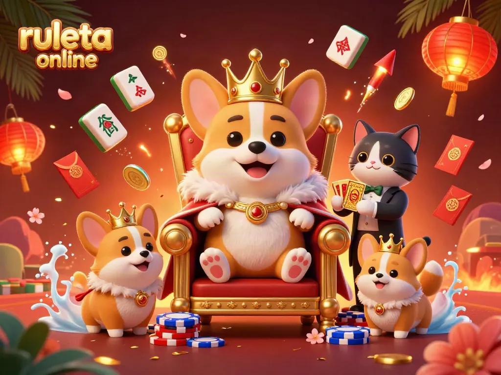Gira la ruleta online en un entorno divertido y colorido con personajes animados.