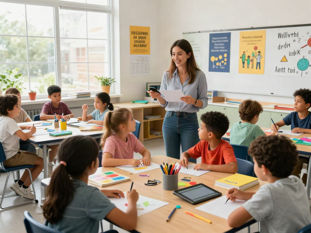 Los estudiantes disfrutando de la clase sobre siera kaudalor mientras participan en actividades creativas.