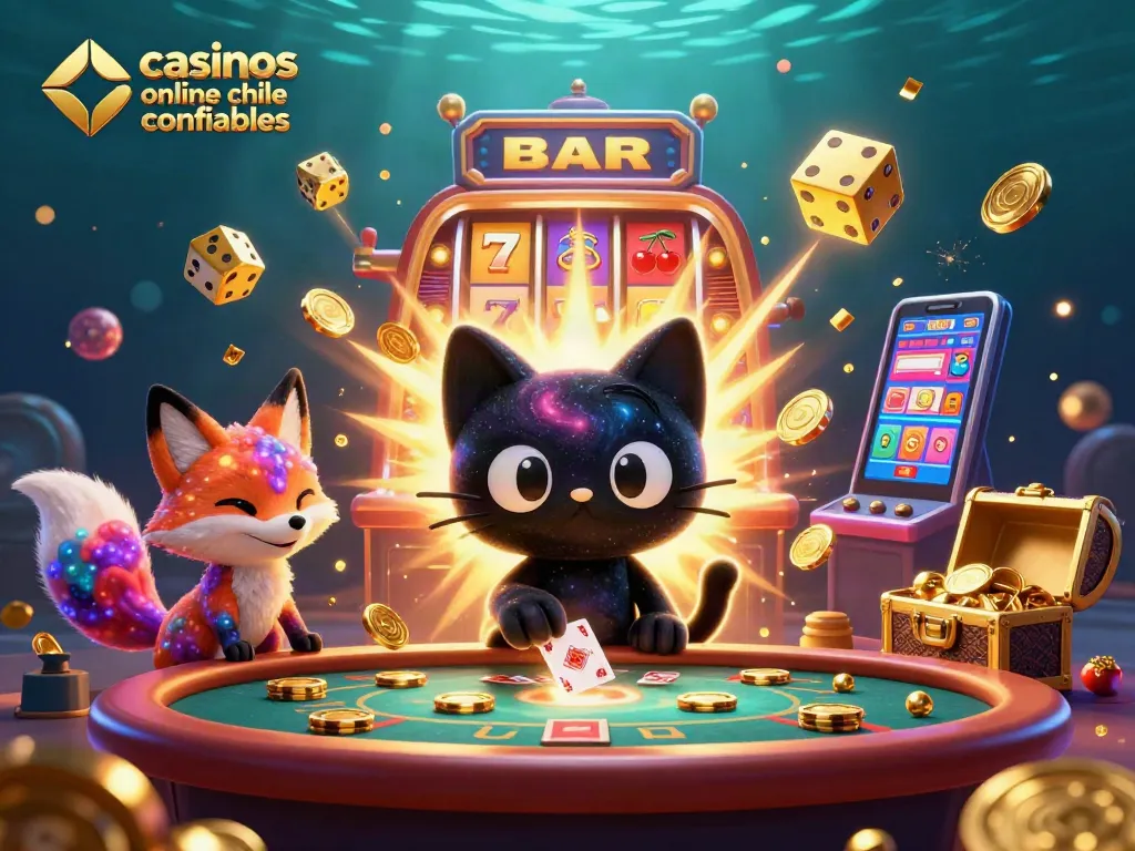 Fichas y símbolos de jackpot en un casino online confiable en Chile