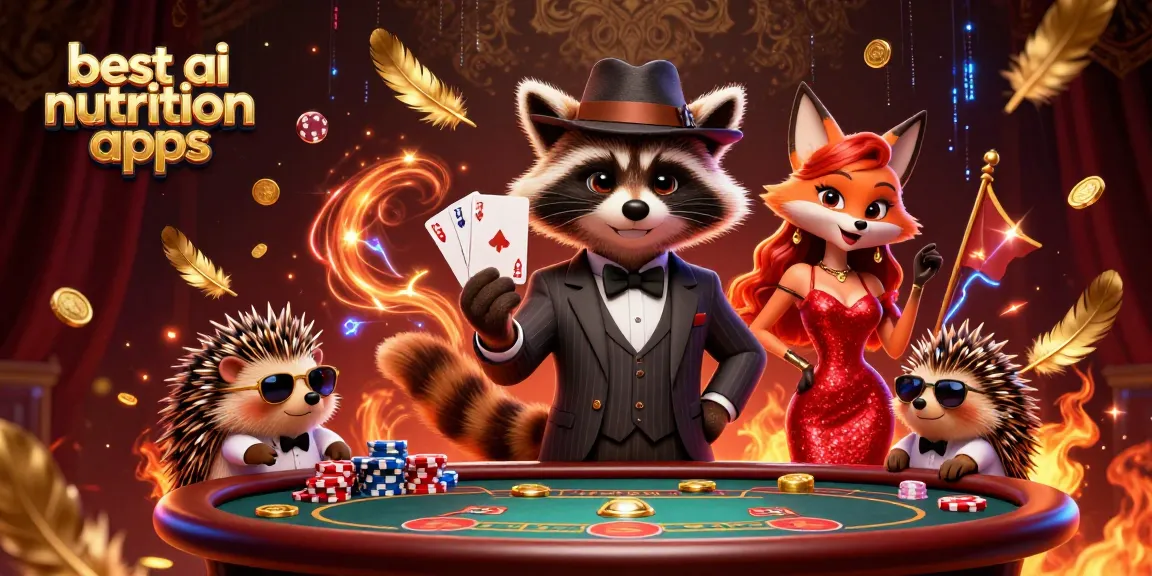 Engage with the best ai nutrition apps while exploring a dynamic casino scene featuring poker action.