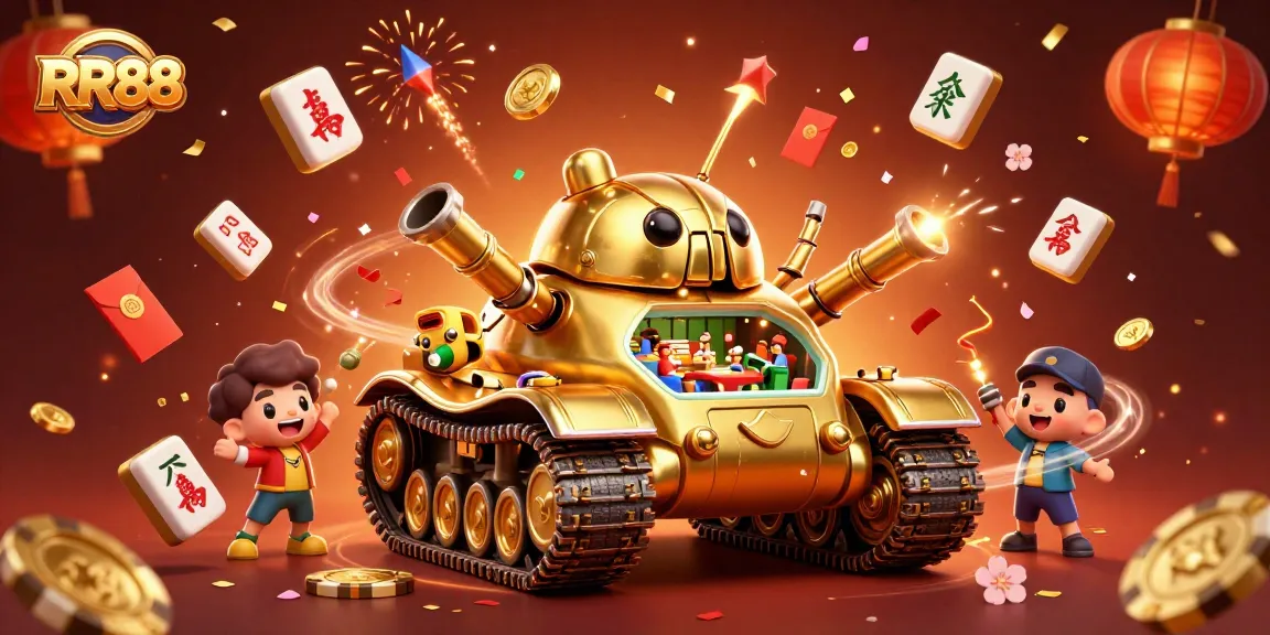 Experience exciting mini-games at RR88's casino housed within a golden beetle tank.
