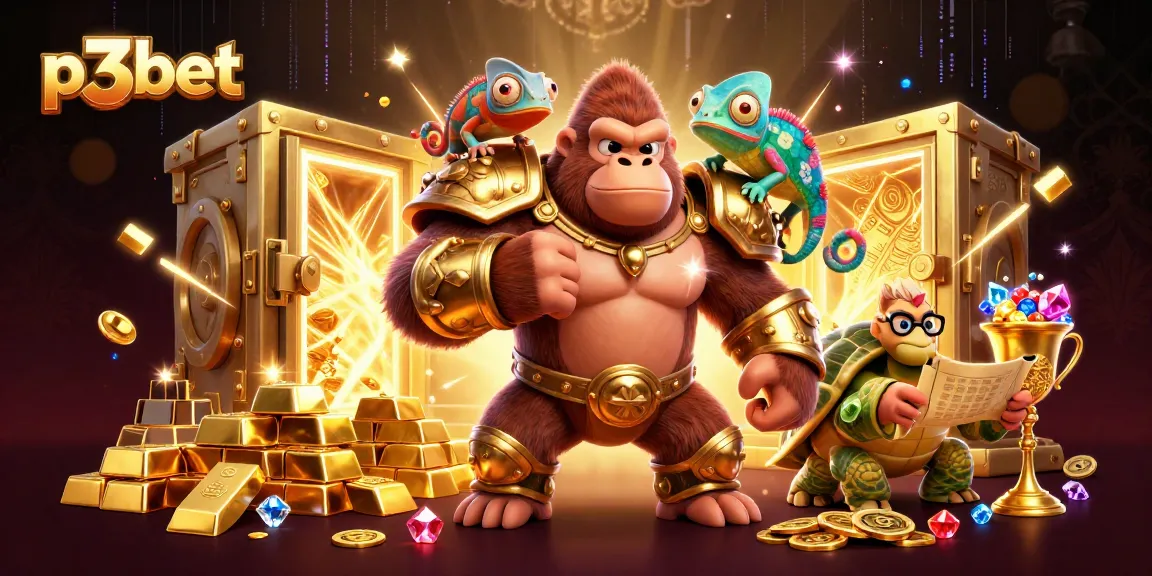 Bet strategically on p3bet with engaging characters in a vibrant casino setting.